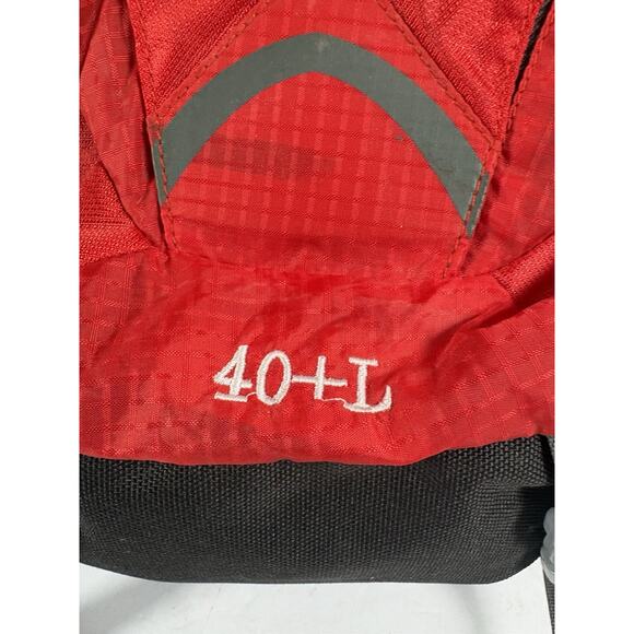 Columbia 40L Hiking Backpack Red Gray Rain Cover Camping Travel Pack Bag main image 6